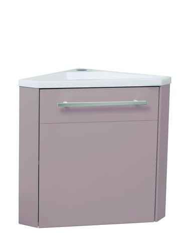 Meuble lave-mains d'angle taupe cuzco